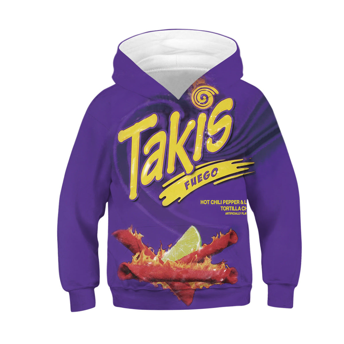 3D Pattern Digital Printed Children's Clothing Head Hoodie