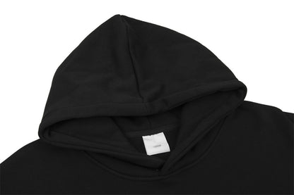 Autumn And Winter Heavy Fleece-lined Loose Pullover Top Men's Clothing